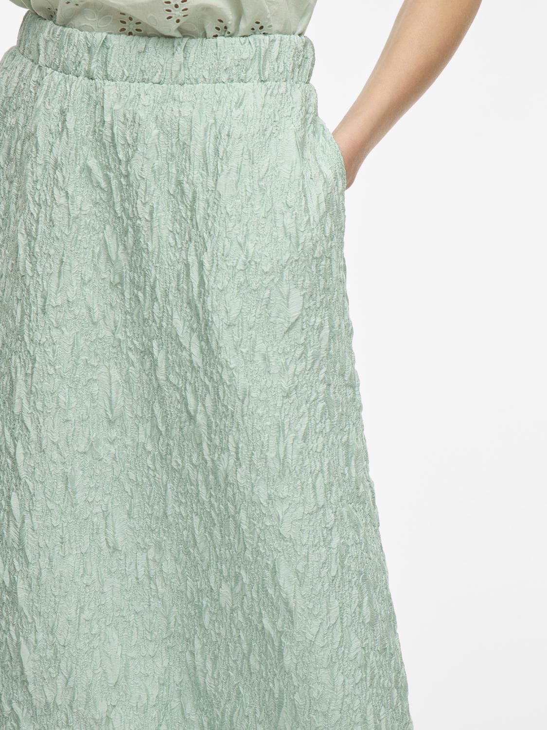 VISOPHIA Midi Skirt - Silt Green - VERO MODA & VILA Bergvik